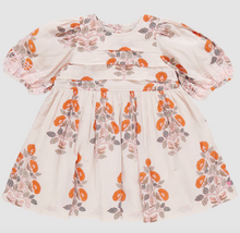 Load image into Gallery viewer, Pink Chicken Girls Evelyn Dress Cloud Bouquet Floral
