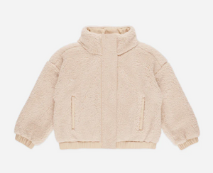 Rylee + Cru Shearling Jacket Shell Size 2-3Y