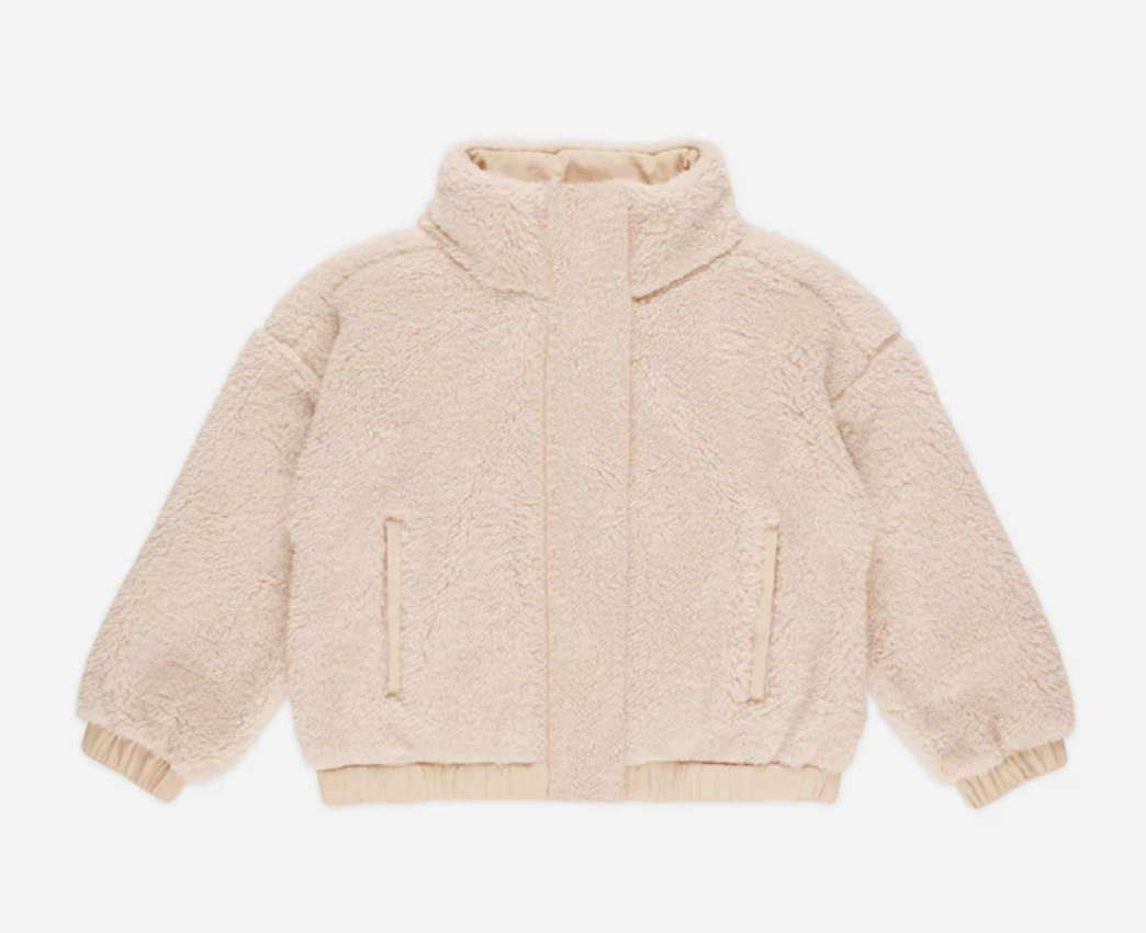 Rylee + Cru Shearling Jacket Shell Size 2-3Y