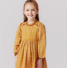 Load image into Gallery viewer, Pink Chicken Girls Charlie Dress Inca Gold Tear Drop
