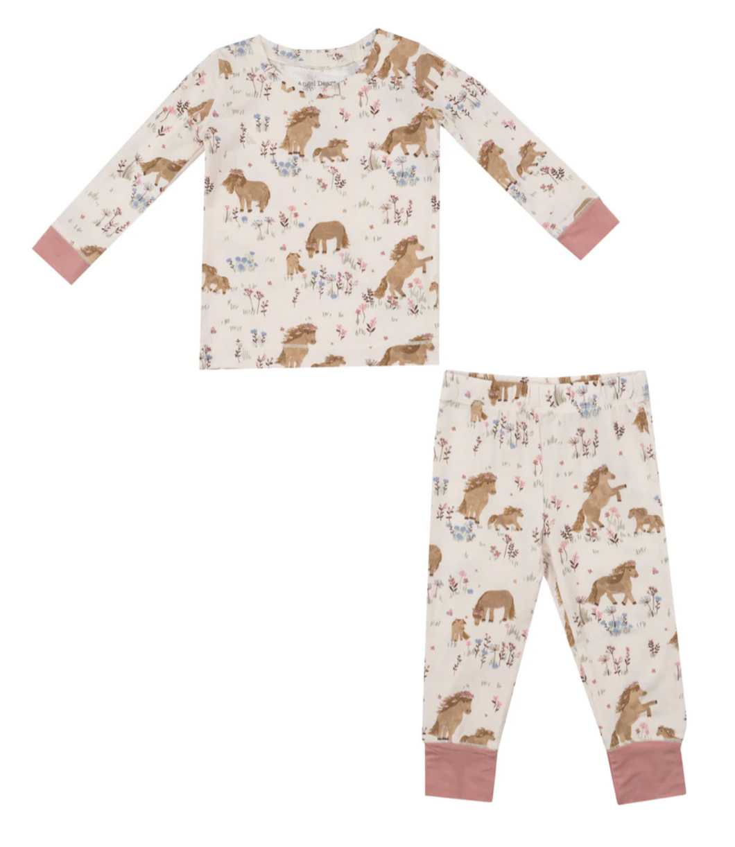 Angel Dear Long Sleeve Loungewear Set Pretty Ponies