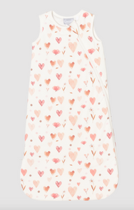 Coccoli Modal 1.5 Togs Sleepsack Hearts Size NB-9M