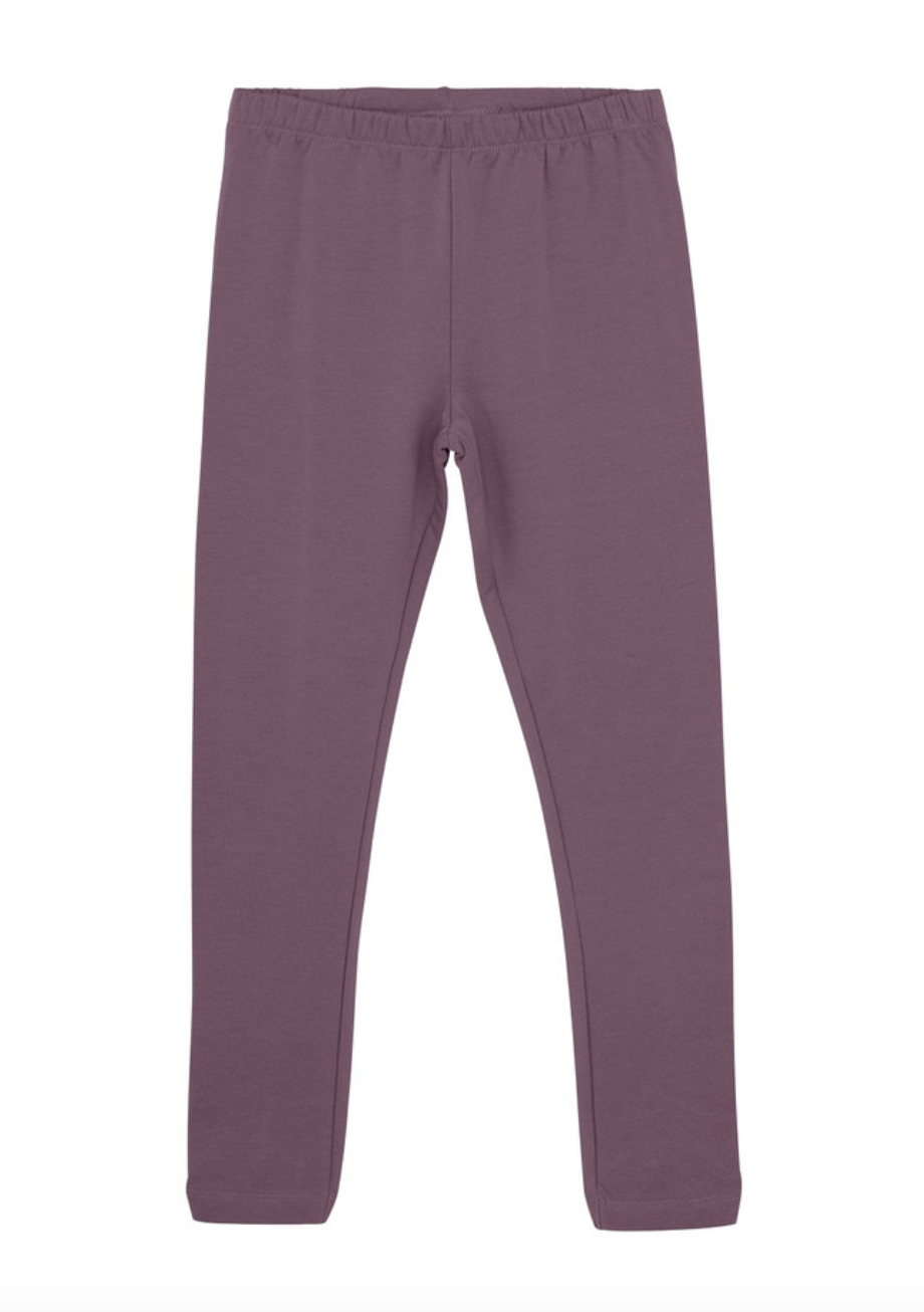 Minymo Leggings Sweat Black Plum