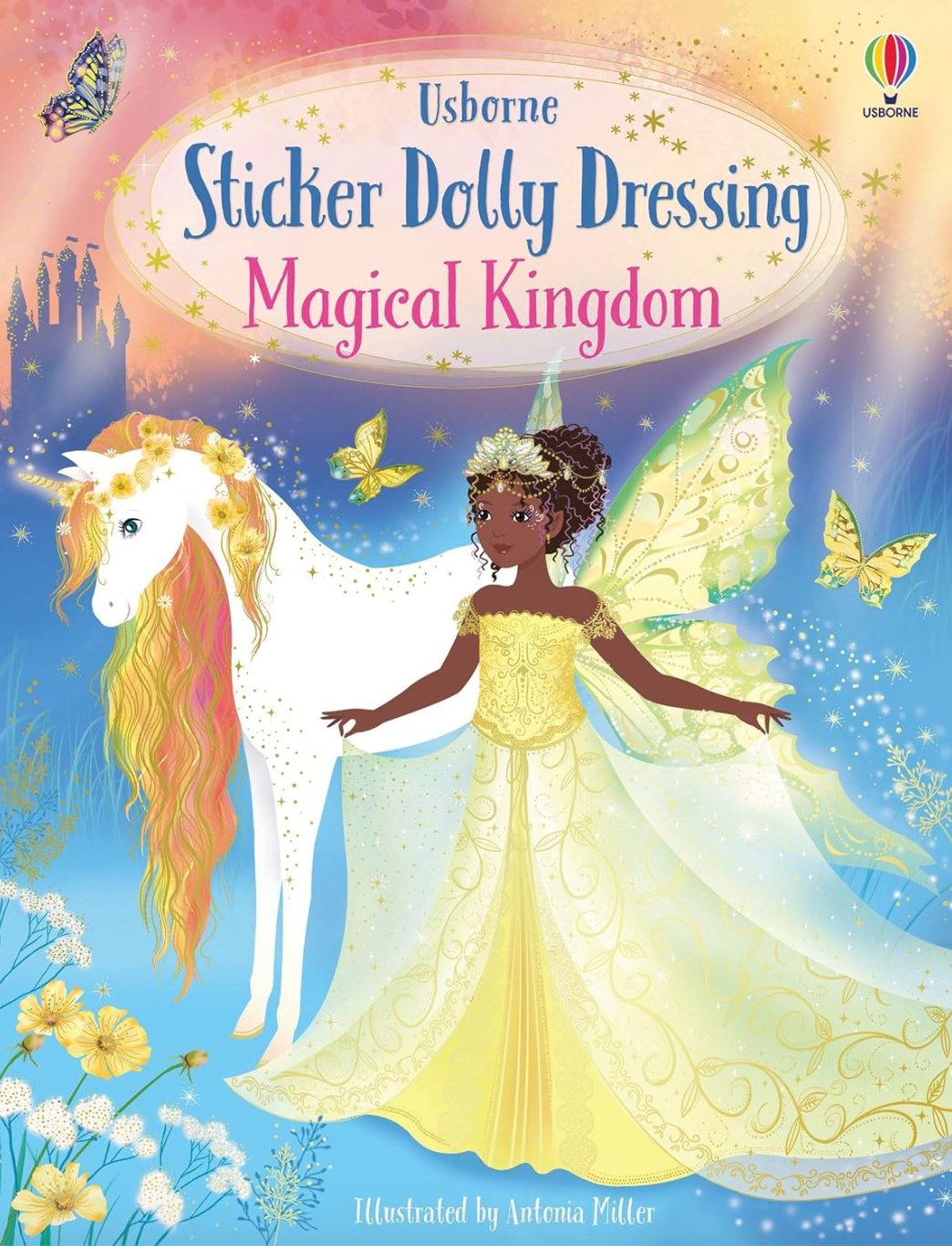 Usborne Sticker Dolly Dressing Magical Kingdom Paperback Book