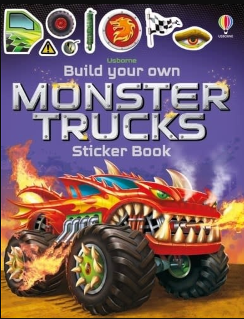 Book Build Your Own Monster Trucks Sticker Book