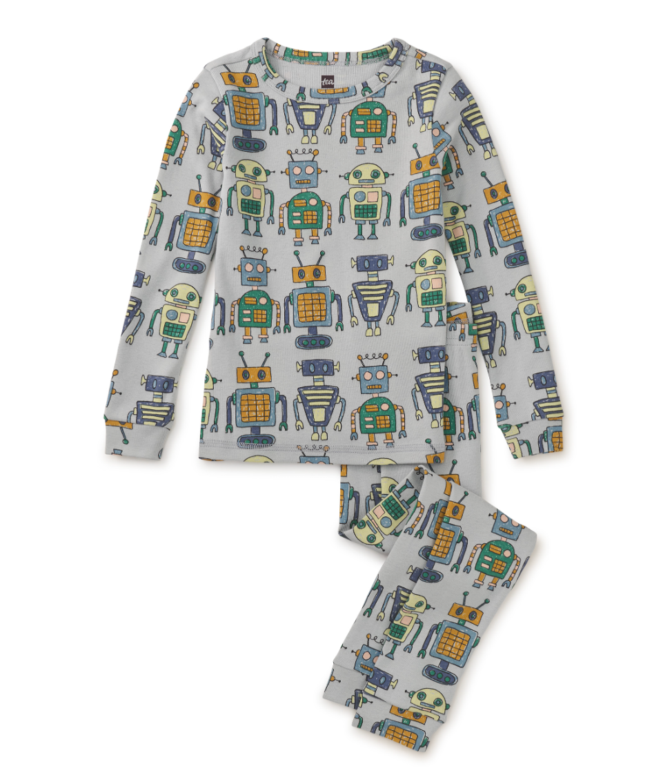 Tea Collection Goodnight Pajama Set Ismail's Robots