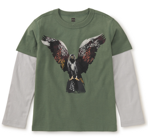Tea Collection V For Vulture Layered Tee Stem
