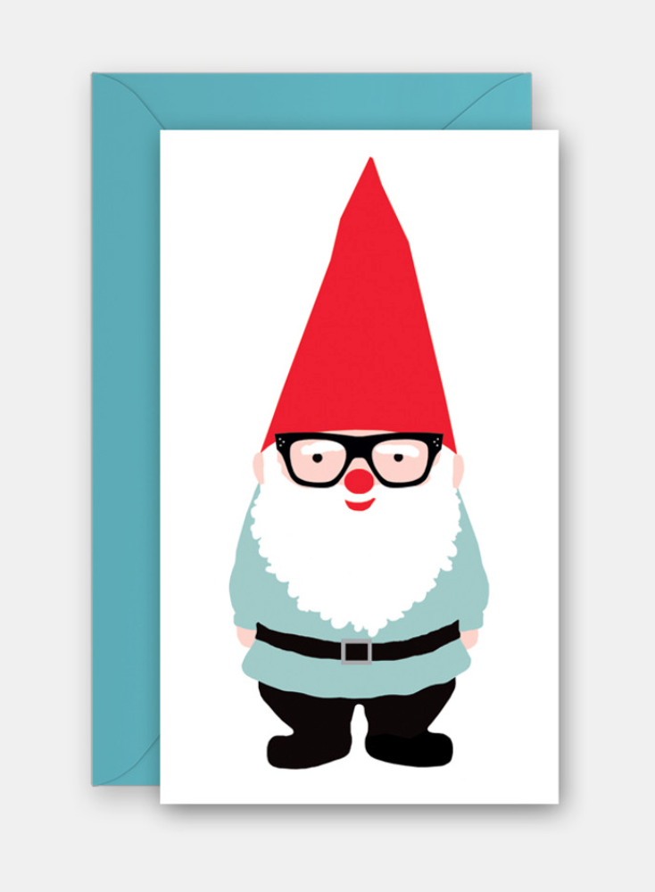 Enclosure Card Hipster Gnome