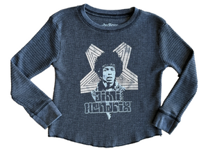Rowdy Sprout Jimi Hendrix Long Sleeve Thermal Tee