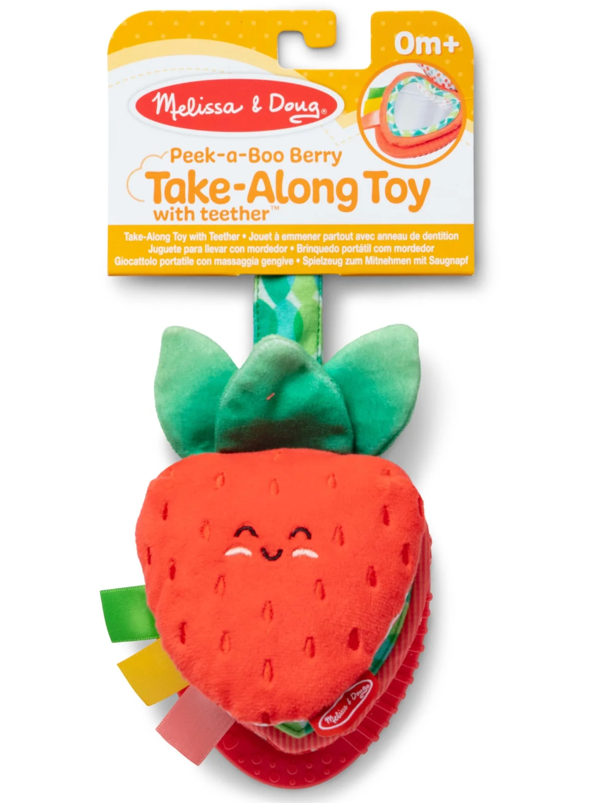 Melissa & Doug Peek-a-Boo Berry Take-Along Toy