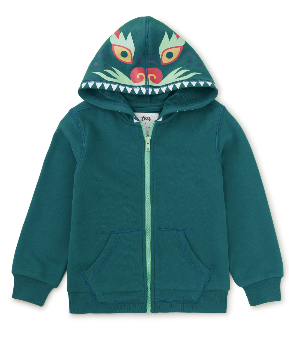 Tea Collection Dragon Head Hoodie Scuba