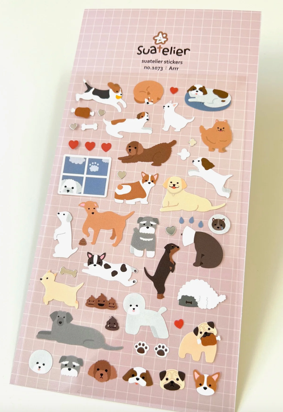 Suatelier Arr! Puppy Dog Stickers