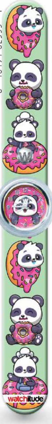 Watchitude Donut Panda Slap Watch