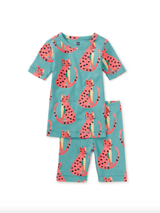 Tea Collection In Your Dreams Pajama Set Painted Jaguars