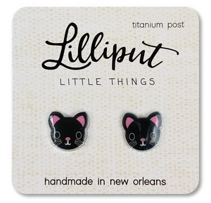 Lilliput Little Things Kitty Cat Earrings