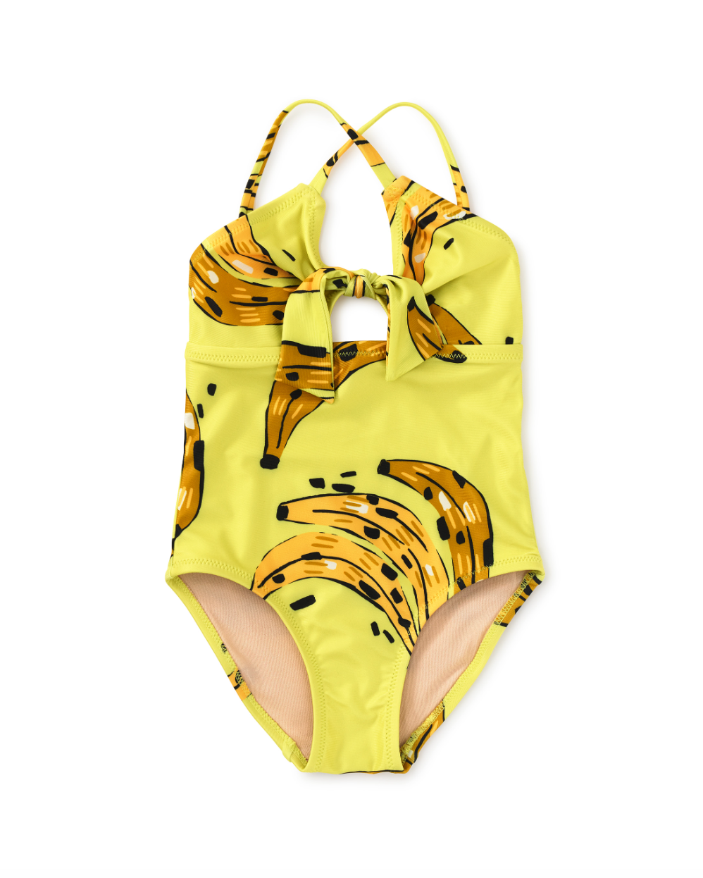 Tea Collection Cut Out One Piece Swimsuit Samba Banana
