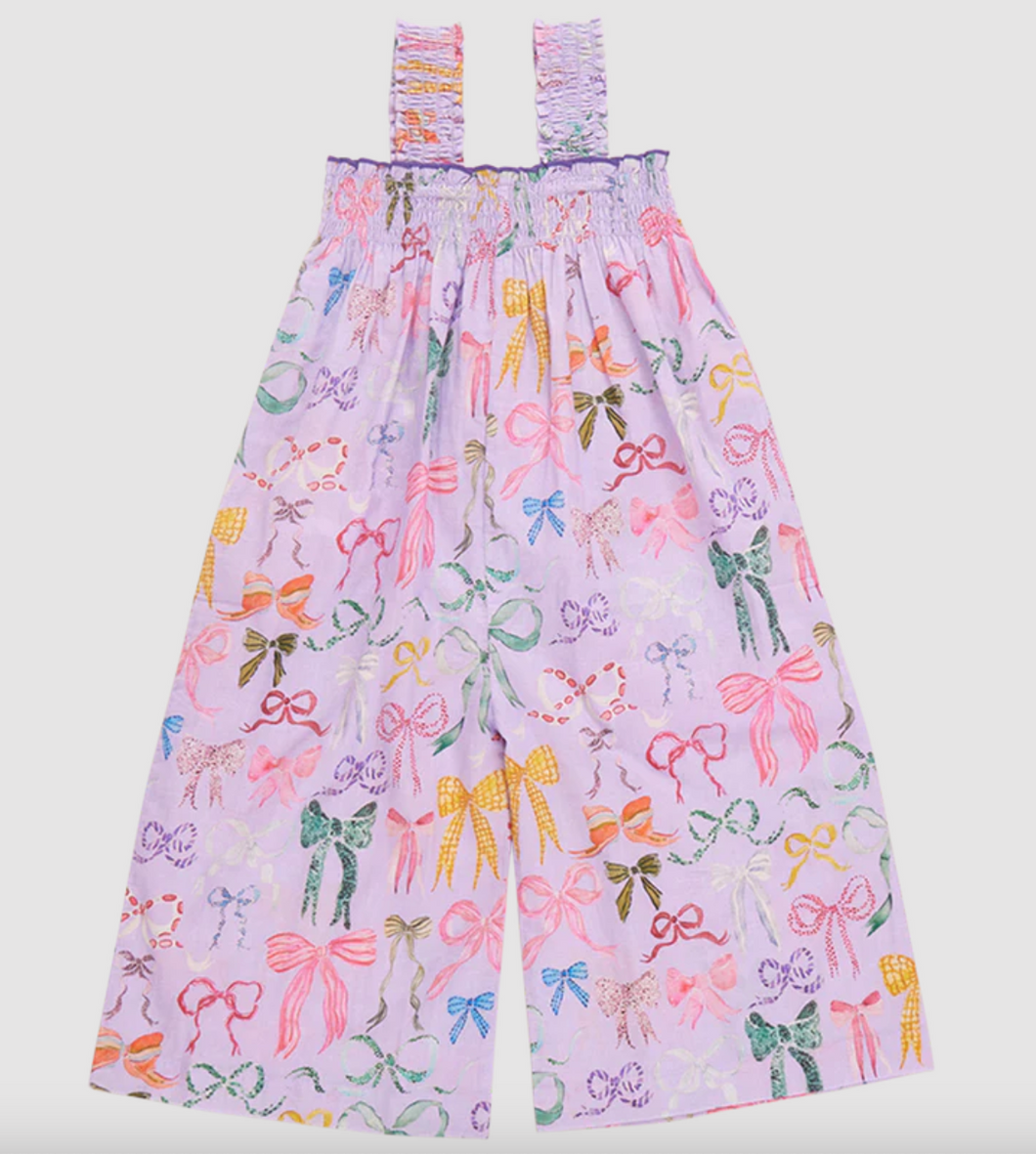 Pink Chicken Girls Eleven Jumper Lavender Watercolor Bows