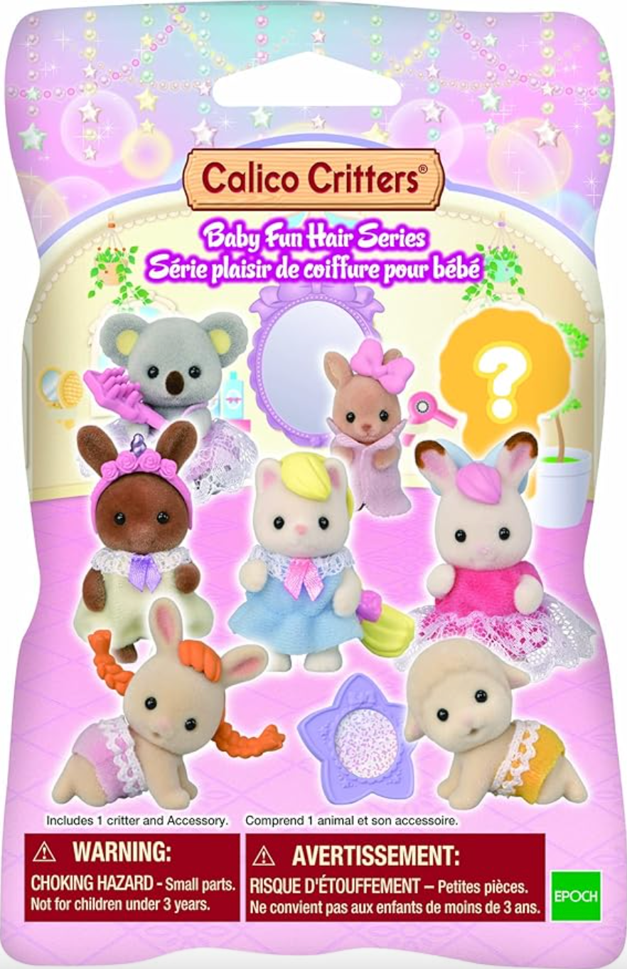 Calico Critter Baby Fun Hair Series Blind Bag