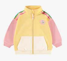 Load image into Gallery viewer, Souris Mini Yellow Vest in French Cotton with Zipper
