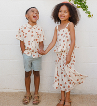 Load image into Gallery viewer, Rylee + Cru Tiered Midi Skirt Tomatoes
