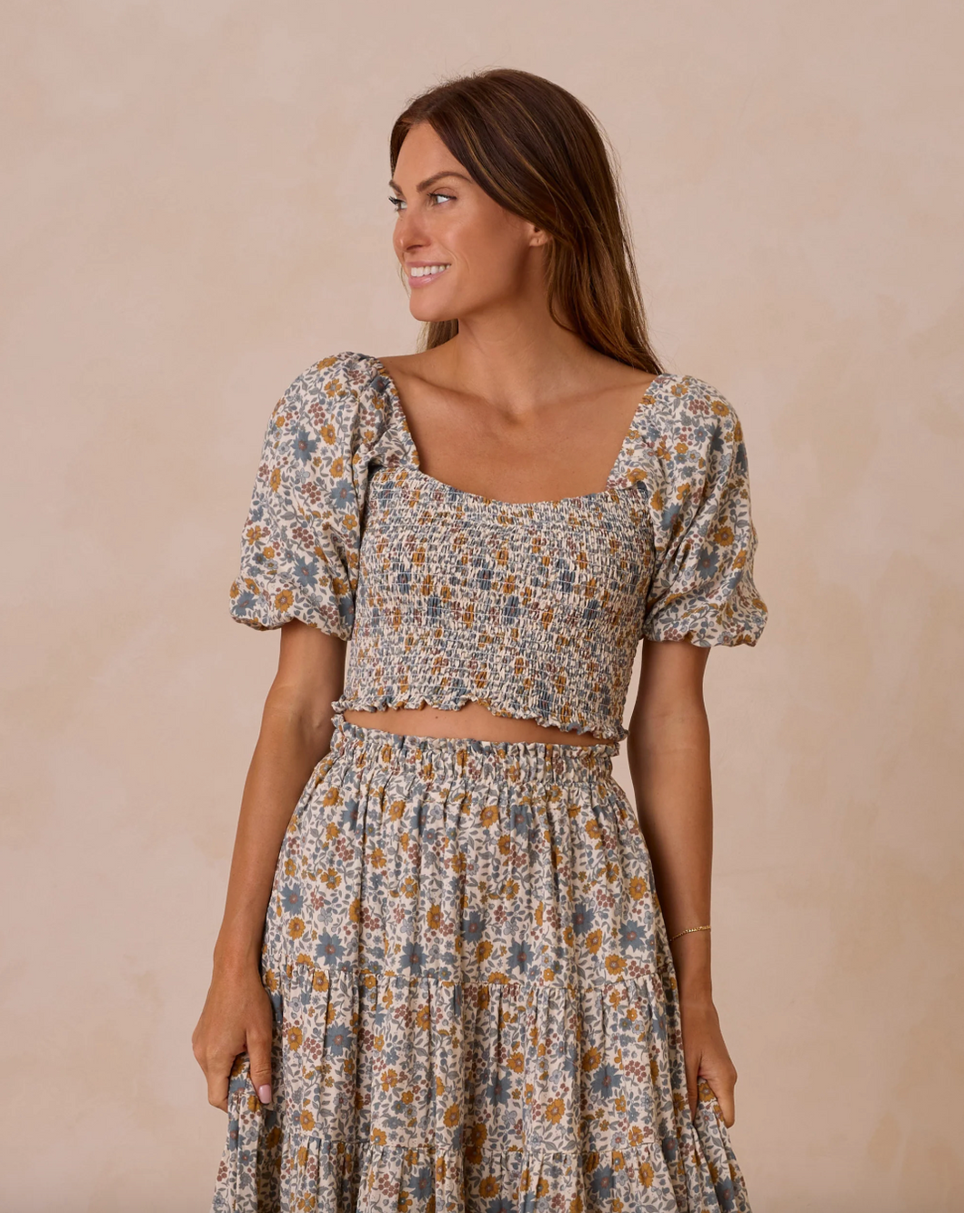 Rylee + Cru Trixie Top Gardenia