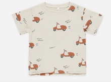 Load image into Gallery viewer, Rylee + Cru Raw Edge Tee Moped
