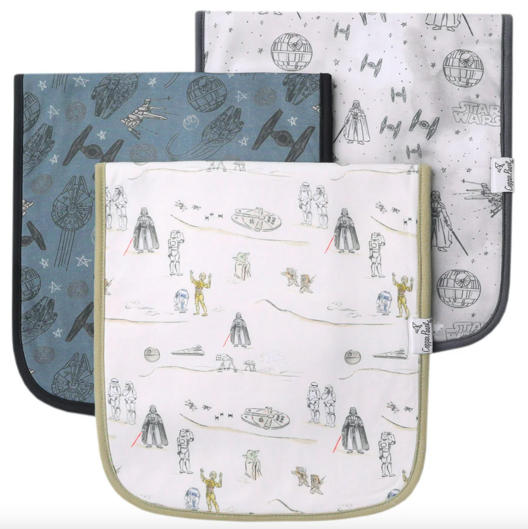 Copper Pearl Burp Cloths Tatooine Star Wars