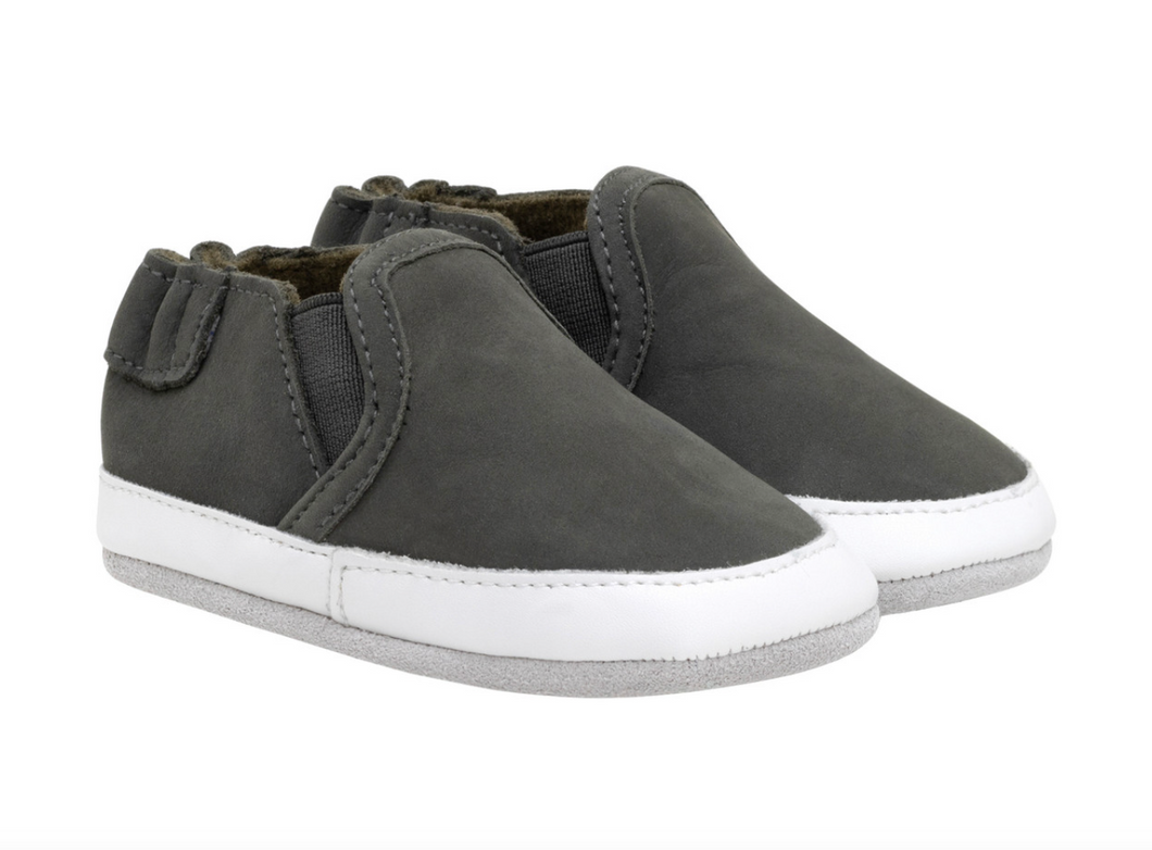 Robeez Liam Basic Soft Soles Grey