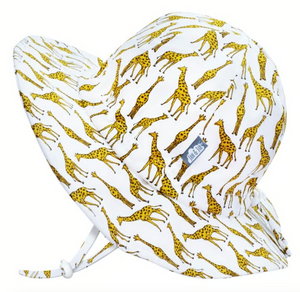 Jan & Jul Cotton Floppy Hat Giraffe Size S (0-6m)