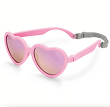Load image into Gallery viewer, Jan &amp; Jul Polarized Lenses Flexible Heart Frames Peachy Pink
