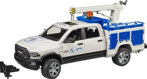 Bruder RAM 2500 Service Truck with Rotating Beacon Light