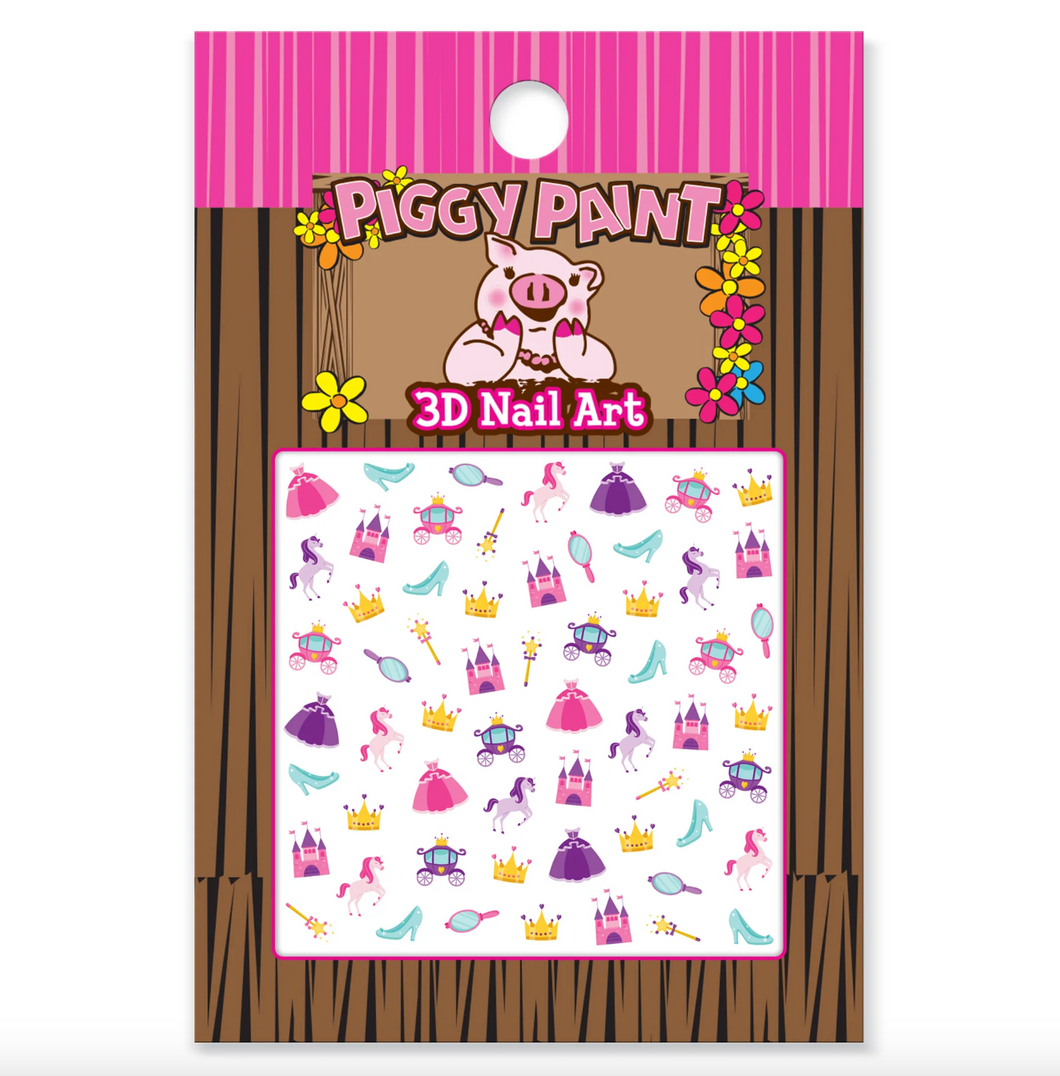Piggy Paint 3D Princess Nail Art