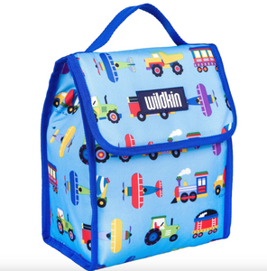 Wildkin Trains, Planes & Trucks Lunch Bag