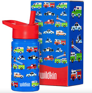 Wildkin Heroes 14 oz Stainless Steel Water Bottle