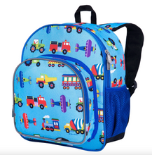 Load image into Gallery viewer, Wildkin Trains, Planes, &amp; Trucks 12 Inch Backpack
