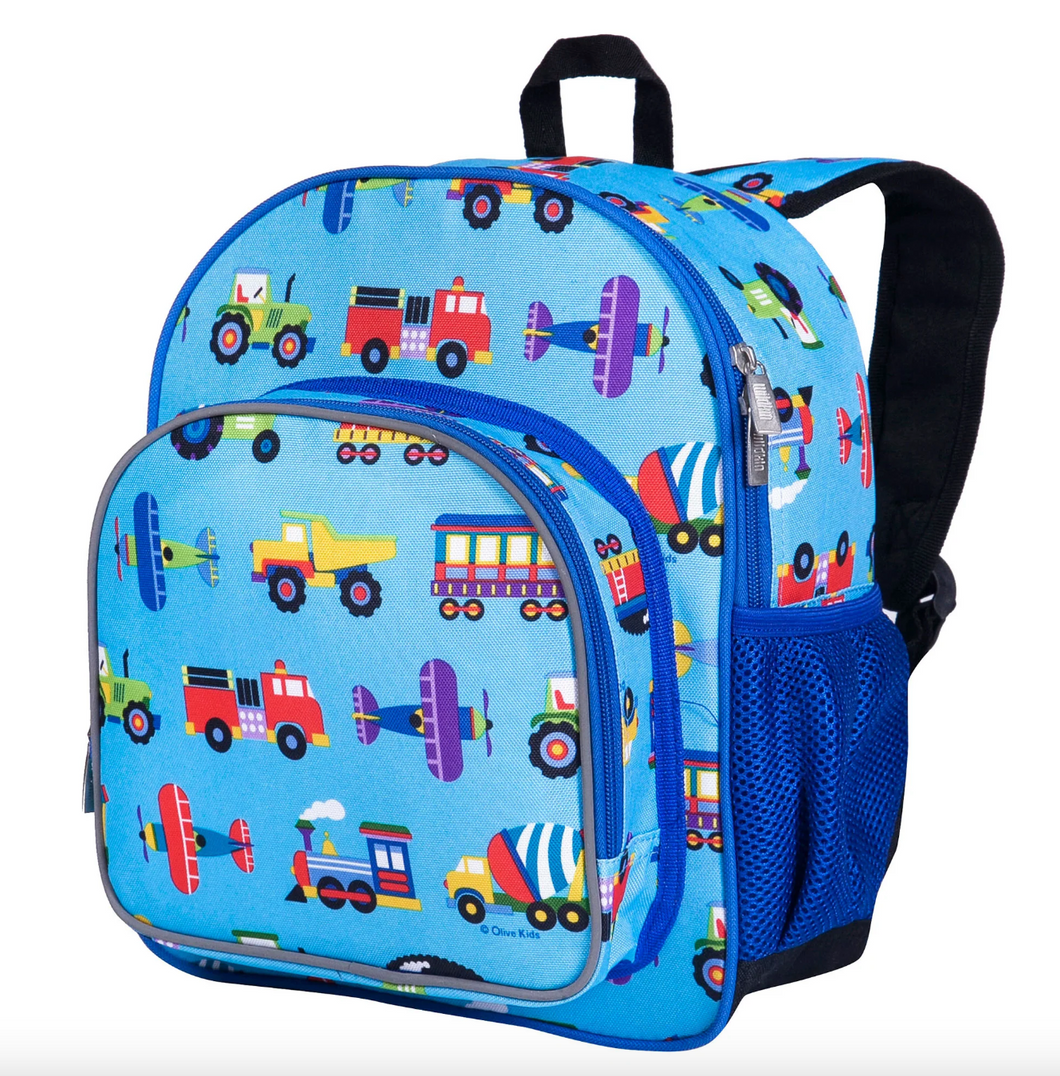 Wildkin Trains, Planes, & Trucks 12 Inch Backpack