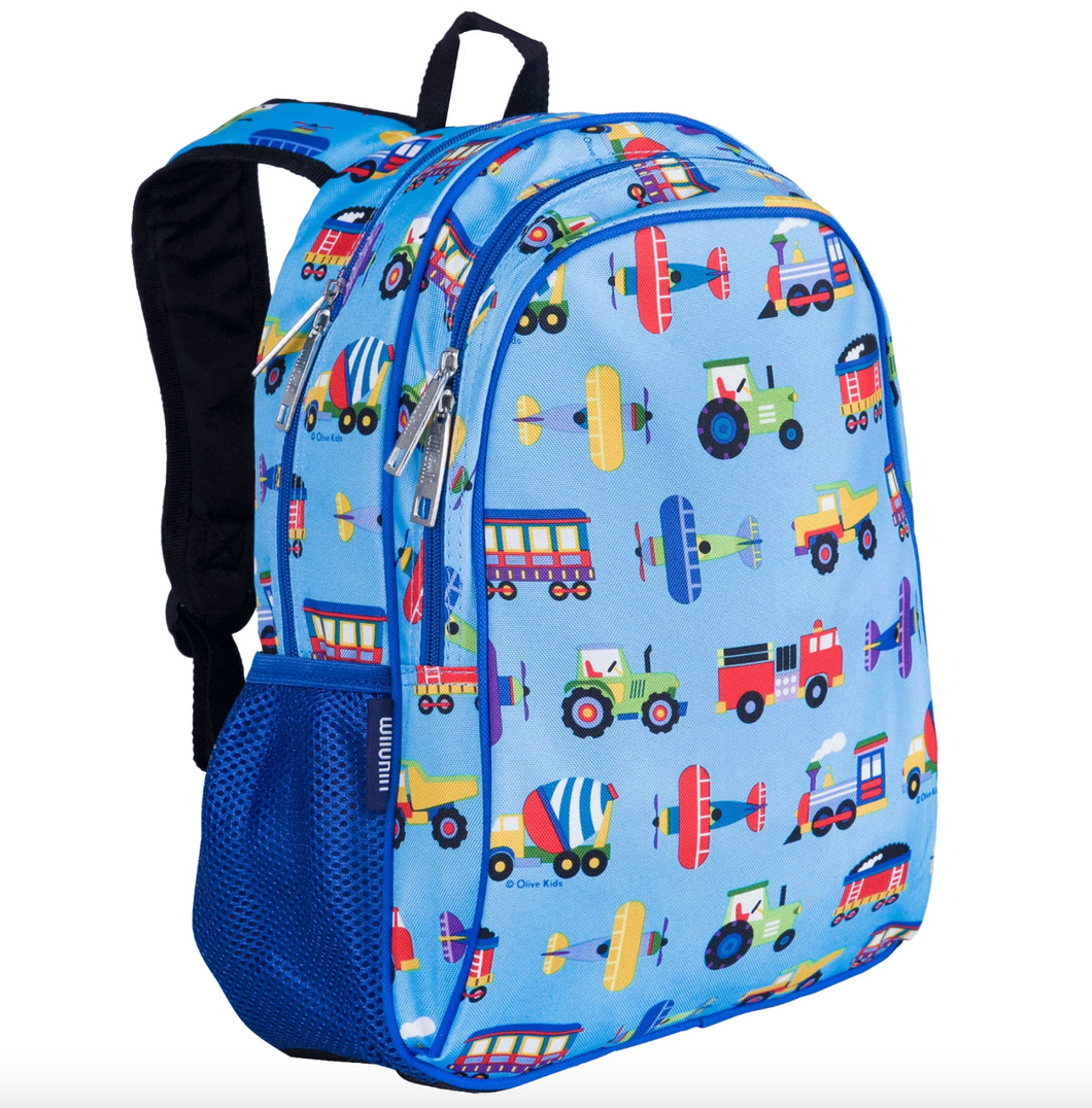 Wildkin Trains, Planes & Trucks 15 Inch Backpack