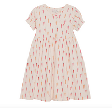 Load image into Gallery viewer, Minymo Short Sleeve Carrot Dress
