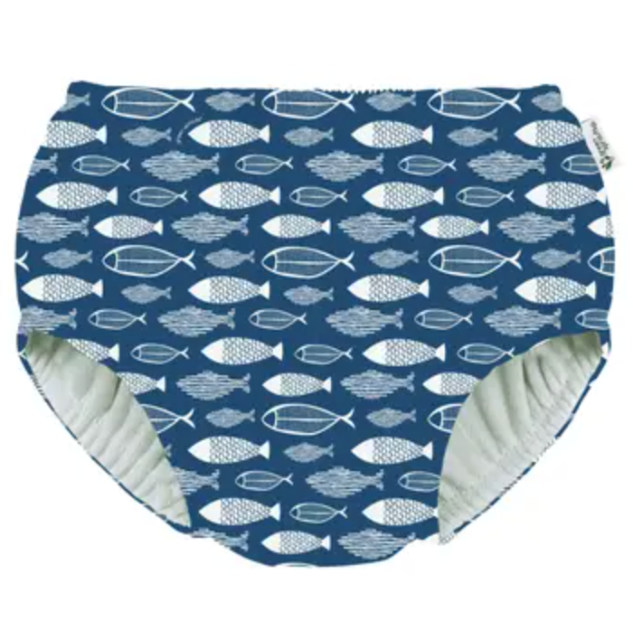Green Sprouts Eco Pull-Up Swim Diaper Blue Fish