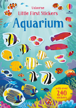 Load image into Gallery viewer, Usborne Little First Stickers Aquarium Book

