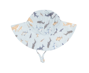 Angel Dear Wide Brim Sunhat Sharks