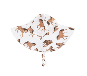Angel Dear Wide Brim Sunhat Horses