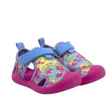 Load image into Gallery viewer, Robeez Water Shoes Remi Tie Dye Light Blue Size 10 Toddler
