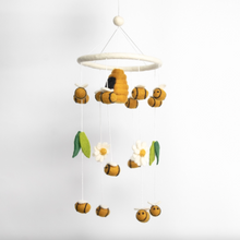 Load image into Gallery viewer, The Winding Road Baby Mobile Flying Bee Nursery Decor
