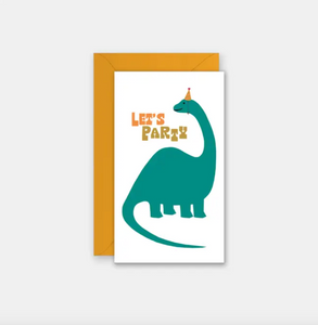 Enclosure Card Dinosaur Birthday