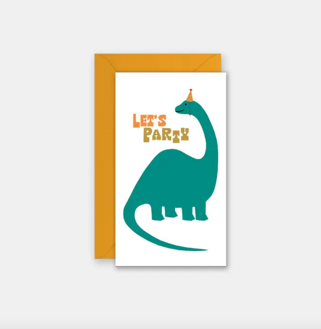 Enclosure Card Dinosaur Birthday