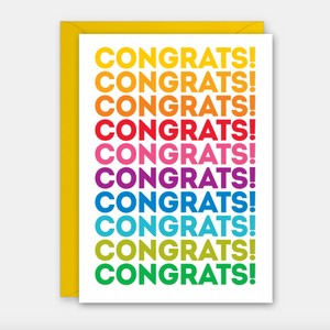 Congratulations Card Congrats Repeat