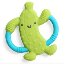 Load image into Gallery viewer, Itzy Ritzy Chew Crew Pickle Silicone Handle Teether
