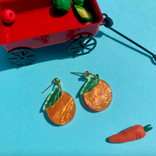 Load image into Gallery viewer, Not Picasso Mini Oranges Earrings
