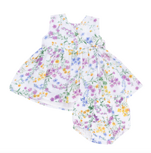 Load image into Gallery viewer, Angel Dear Cottage Climbing Floral Kimono Dress &amp; Bloomer Size 18-24m

